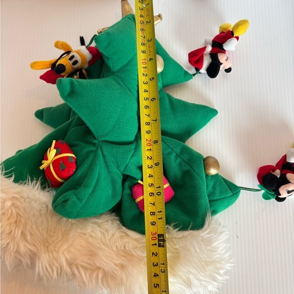 Vintage Rare Disney Disneyland Resort Green Christmas Tree Hat *missing Donald - Picture 13 of 16
